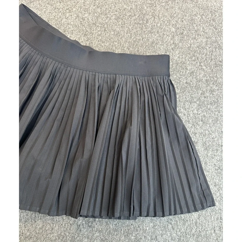 Lululemon Varsity High-Rise Pleated Tennis Skirt Shorts Pocket Skort Black 10 - Picture 6 of 16